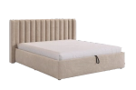 Кровать с подъемным механизмом Ева 160х200 см (галька,графит,капучино,крем,латте,мята,пудра,топаз (велюр))