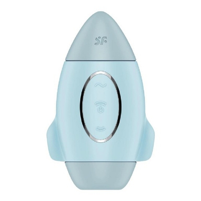 Вакуум-волновой вибростимулятор Satisfyer Mission Control голубой