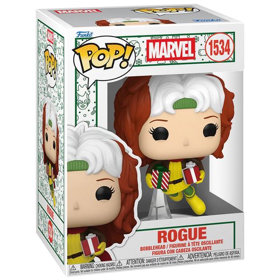 Фигурка Funko POP! Bobble Marvel Holiday Rogue (1534) 86090 / Фигурка Фанко ПОП! по мотивам вселенной "Марвел", Роуг