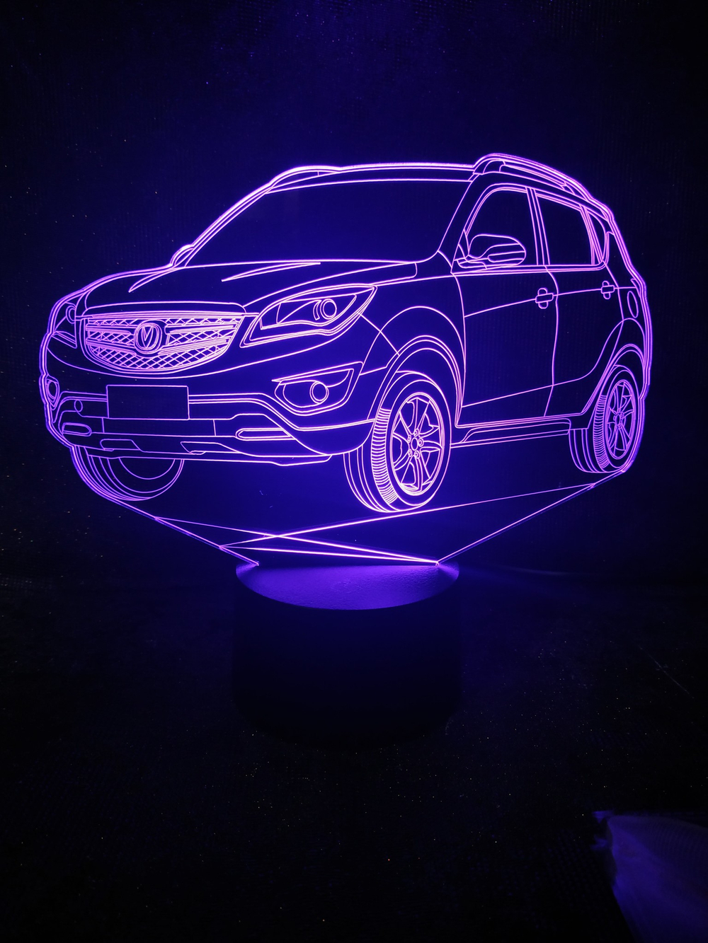 3Д-Светильник "Автомобиль Changan"