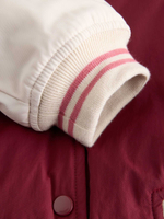 Бомбер для девочки Next E25-217, Бордовый, Бежевый