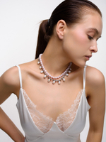 Колье "Rich Pink" Silver