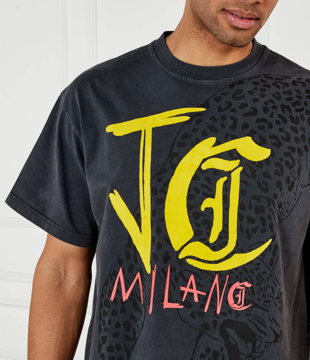 Футболка Just Cavalli - черный(78OAHE14CJW14)