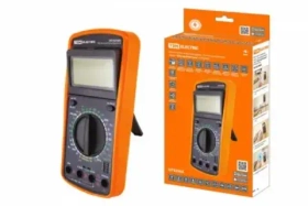 Мультиметр цифровой ударно- пыле- защищенный "МастерЭлектрик", DT9208A TDM SQ1005-0008