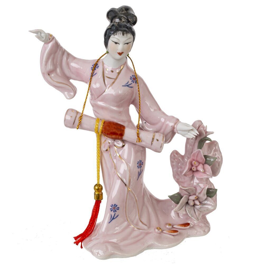 GAEM Фигурка декоративная "Гейша" (блок 4 шт), L11,5 W6,5 H15 см, 4в.