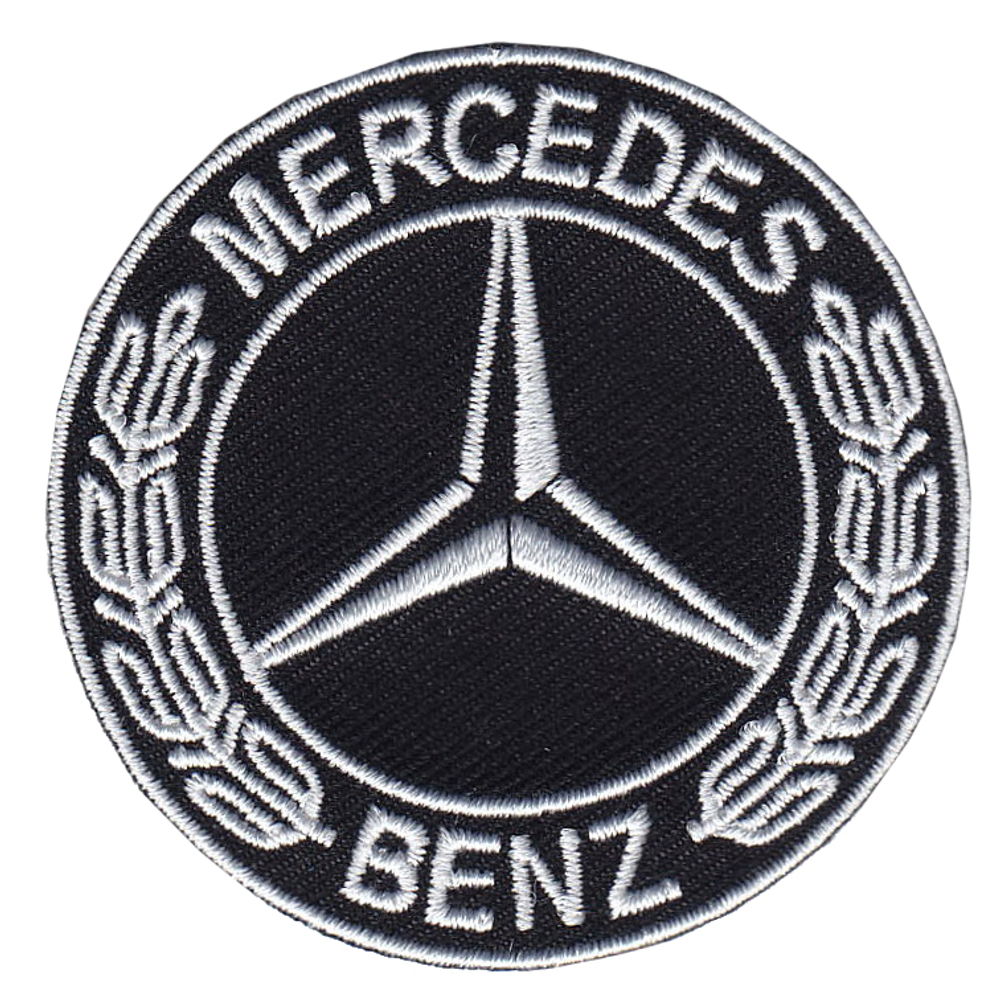 Нашивка Mercedes (белый)