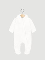 Утеплённый комбинезон Mjölk White, с капюшоном