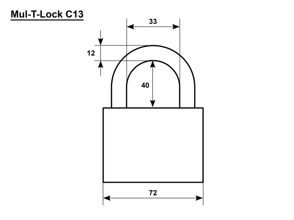 Замок Mul-T-Lock C13