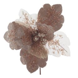 GAEM Цветок искусственный "Пуансеттия", L21 W21 H23 см, 2в.