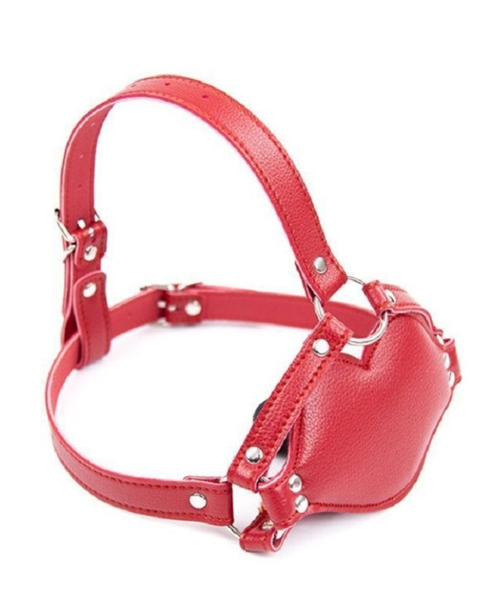 Кляп в виде фаллоса красный