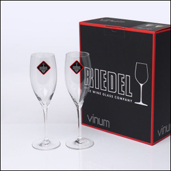 Набор бокалов для шампанского 2 шт 230 мл Riedel Vinum Cuvee Prestige Австрия упаковка