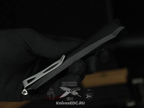 Складной нож автоматический Steelclaw Бретер-02 c клинком из стали D2, рукоять алюминий