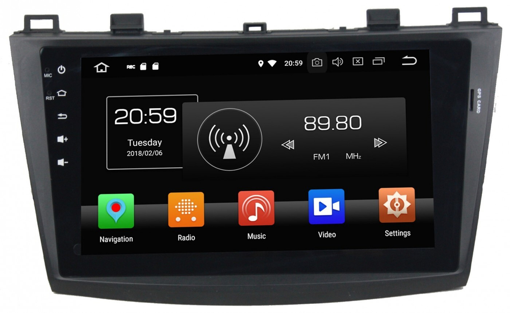 Магнитола для Mazda 3, Axela 2009-2013 - Carmedia KD-9035-P6 на Android 10, 6-Турбо ядер, 4ГБ-64ГБ