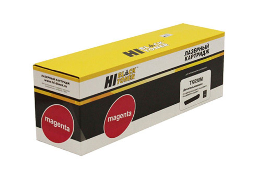 Тонер-картридж Hi-Black (HB-TK-590M) для Kyocera FS-C5250DN/C2626, Magenta, 5K