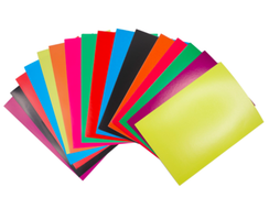 Набор цветной мелованной бумаги и картона16л. 8цв.-Парусный корабль