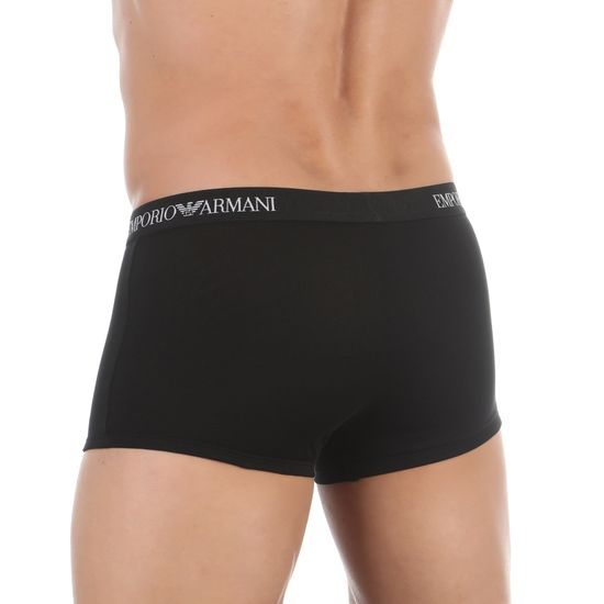 Набор мужских трусов боксеров 2в1 черный Emporio Armani 111613_CC722 07320