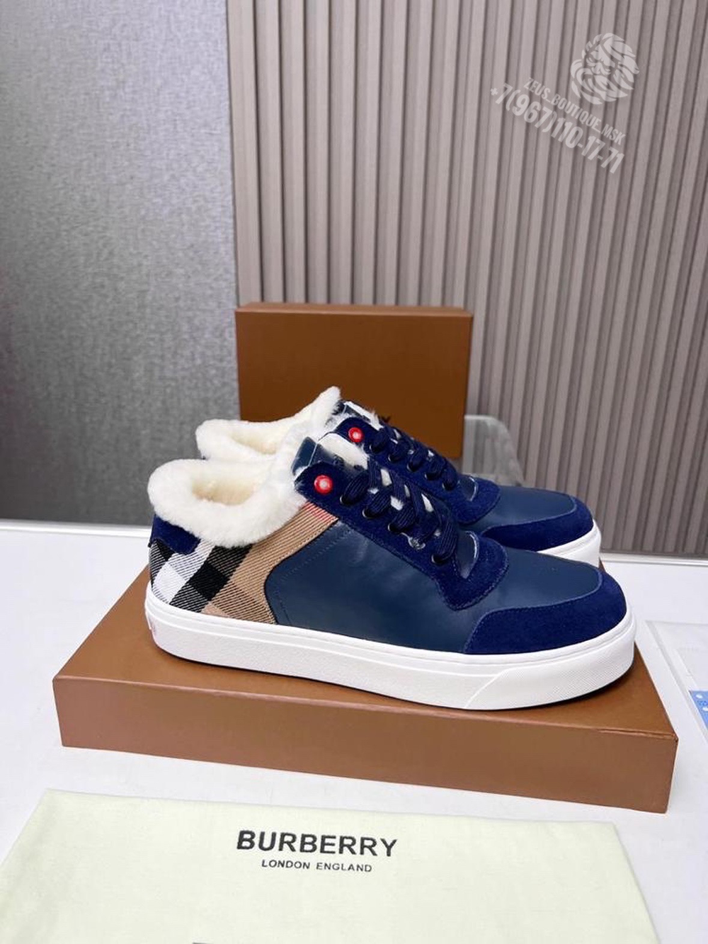 Кеды Burberry