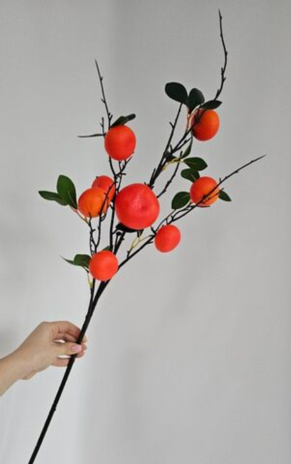 Мандарин на ветке / Арт 7025