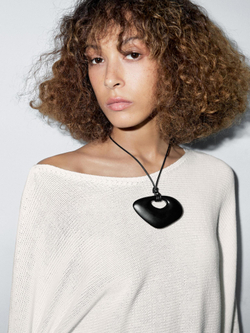 Massimo Dutti Свитер с бантом, белый