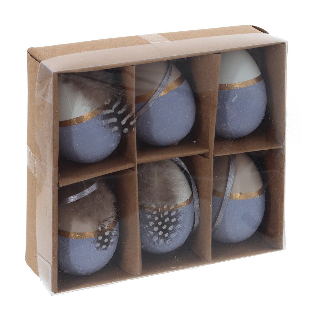 GAEM Набор из 6-ти изделий декоративных подвесных "Яйцо" (4*6), L14 W4,5 H14 см