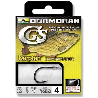Крючок Cormoran с поводком GCS 70-5105S Поводок 70см -