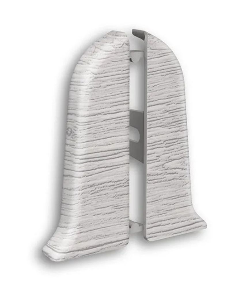 Торцевые (пара) для плинтуса 55мм "Идеал Классик", 432 Дуб платиновый