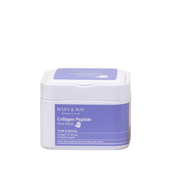 Mary&May Набор тканевых лифтинг-масок c пептидами - Collagen Peptide Vital Mask 30 шт