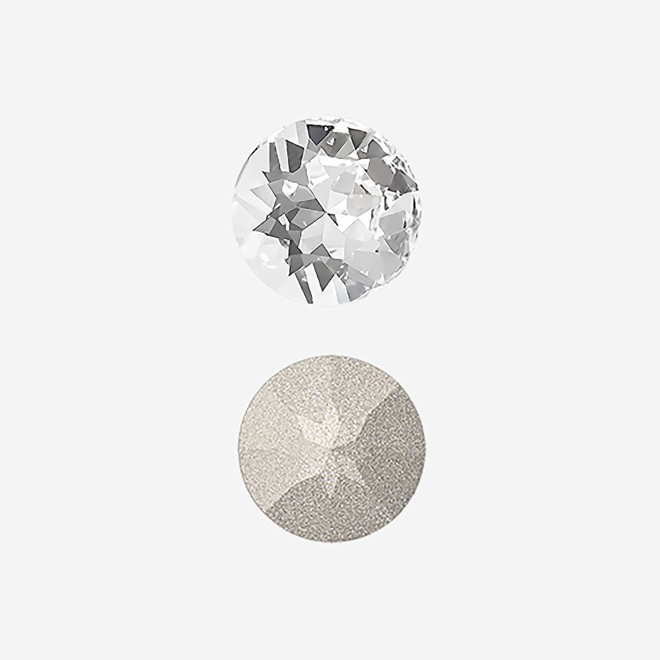 Кристалл Шатон (Chaton), оттенок "Кристалл"/"Crystal", 12мм