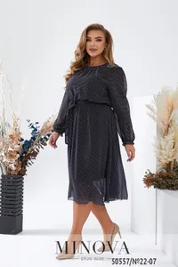 Платье 22-07-Синий Minova