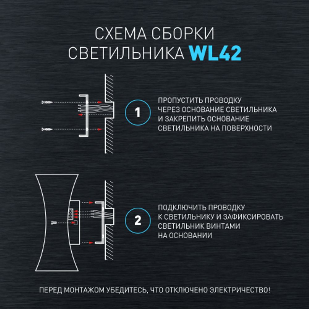 Декоративная подсветка ЭРА WL42 BK+GD светодиодная 10Вт 3500К черный/золото IP54 для интерьера, фасадов зданий