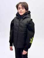 Жилет демисезонный мембрана для мальчика 13-18 лет Милашка Сьюзи