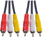 Кабель 3xRCA (M) - 3xRCA (M) VS 1.5m
