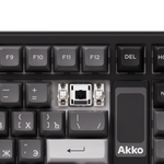AKKO 5098B, Black&Sliver with Screen 3 Modes RGB Hot Swap V3 Piano Pro switches,ASA profile keycap