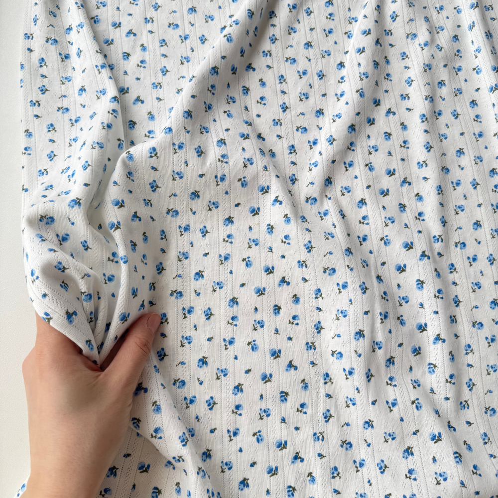 Трансферная рибана Незабудки