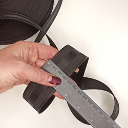 Стропа Однотонная Черная 4см