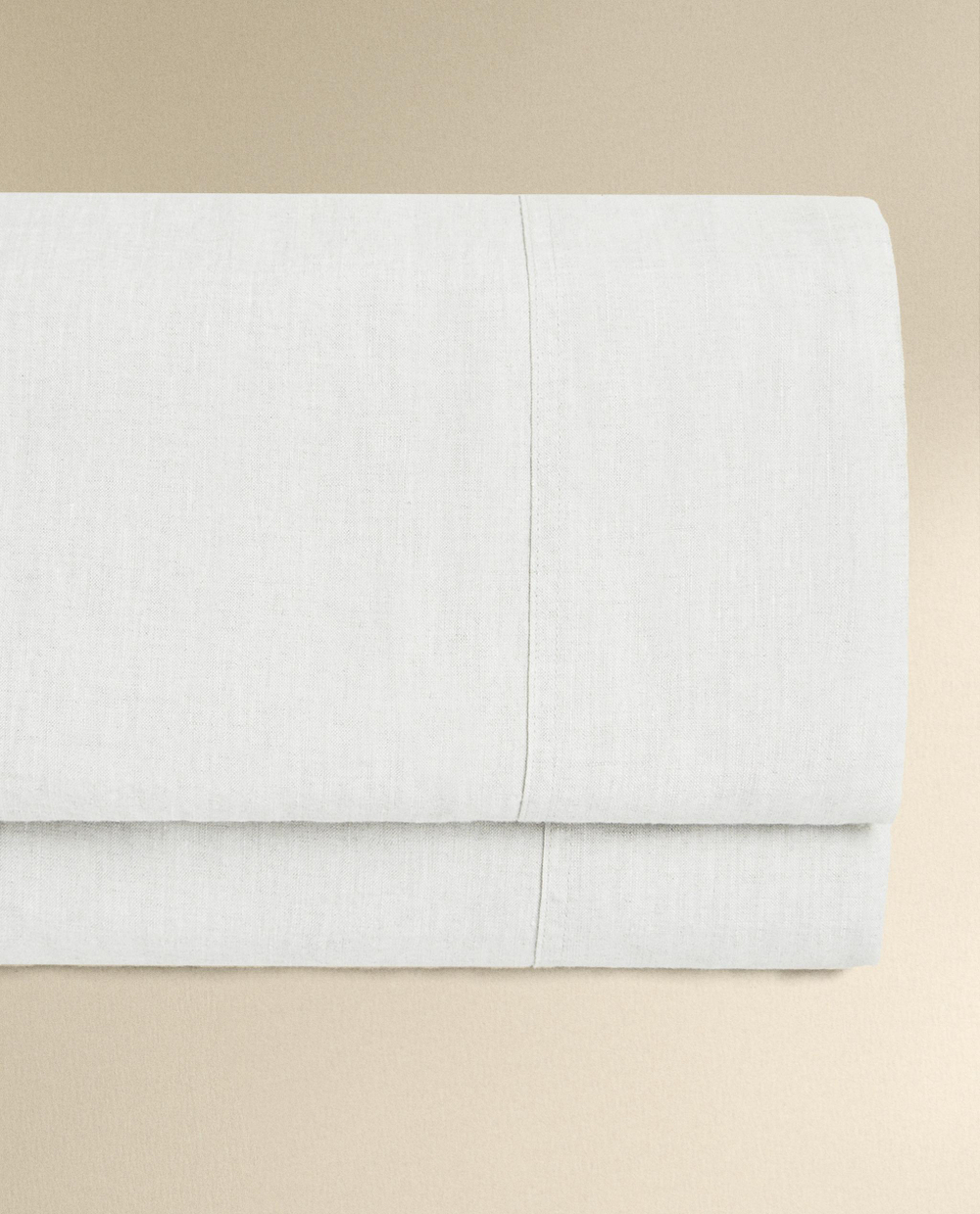 Простыня Zara Home хлопок, лён 100%, однотонный, 6150/089 · арт. 6150/089