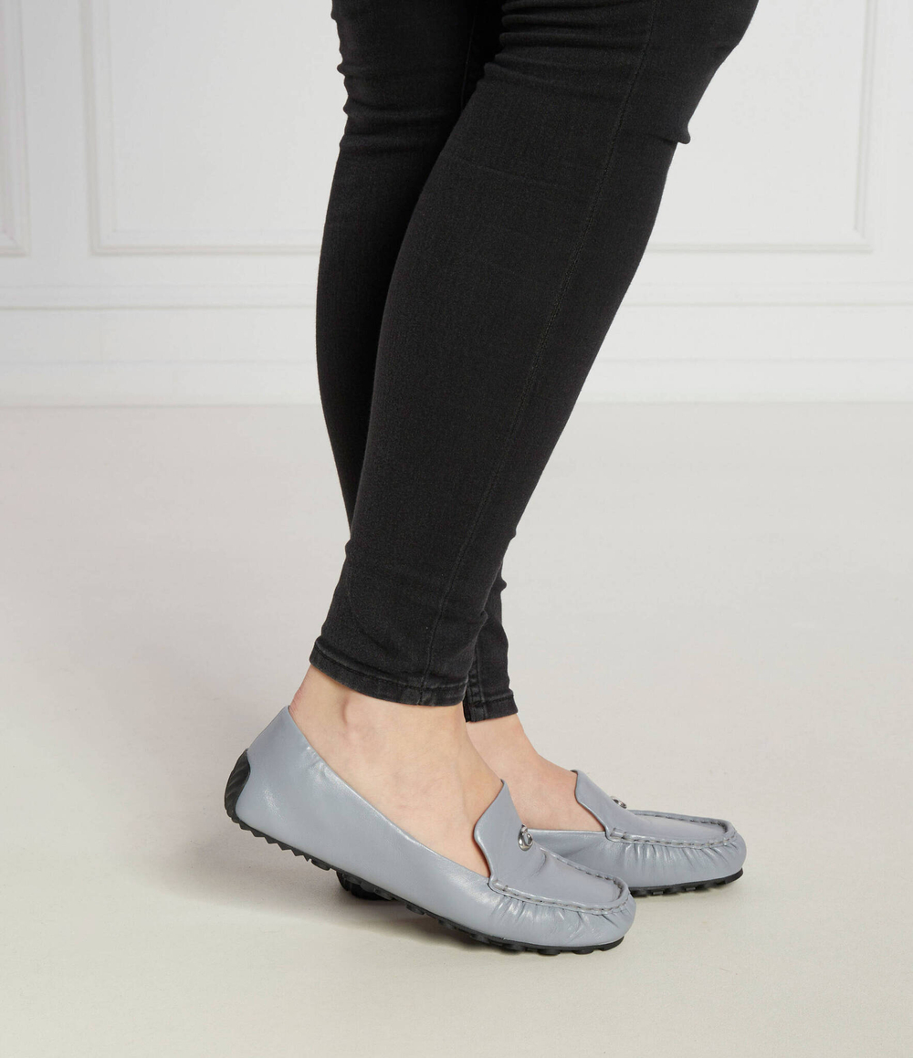 Кожаные мокасины ronnie Coach - графитовый(CP918)