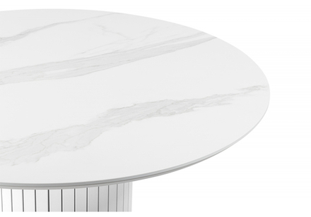 Керамический стол Woodville Гравент 110 patagonoa bianco repose, белый