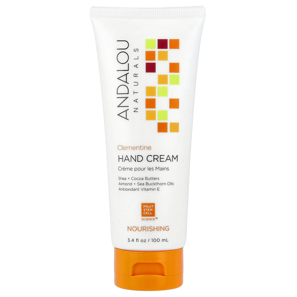 Andalou Naturals, крем для рук, клементин, 100 мл (3,4 жидк. унции)