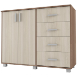 Комод № 16 шимо темный/шимо светлый