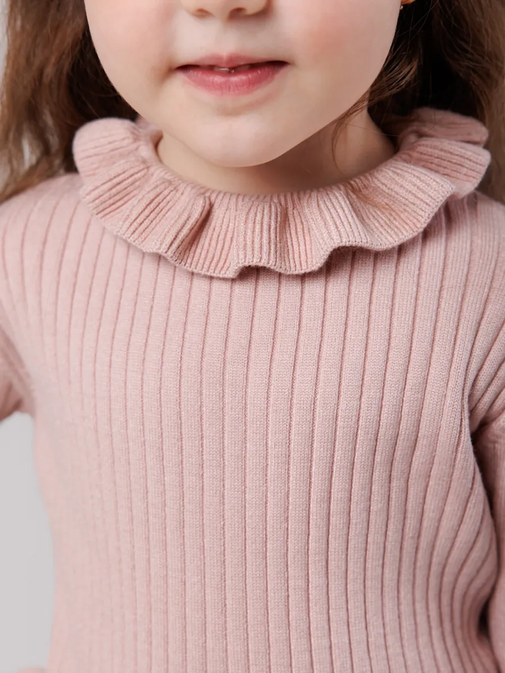 Джемпер для девочки с воланами