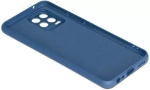Силиконовый чехол с микрофиброй для Realme 8/8 Pro DF rmOriginal-12 (blue)