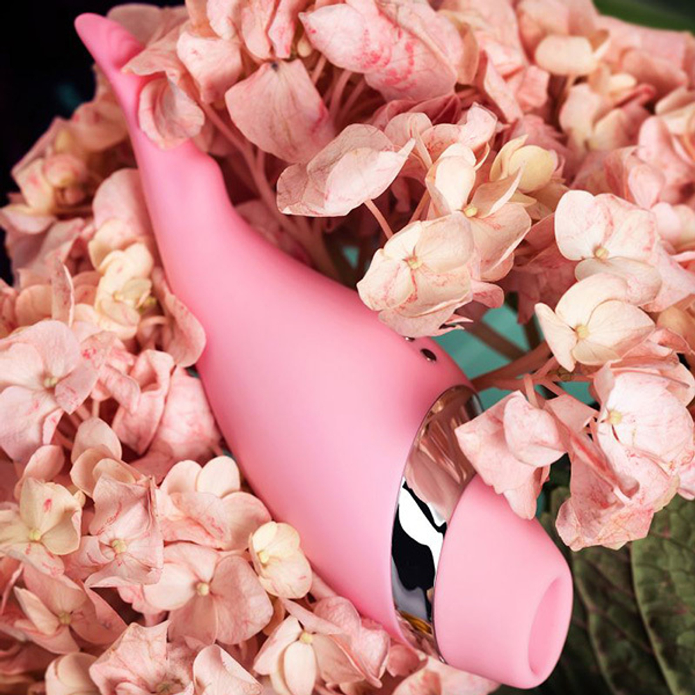 Розовый многофункциональный стимулятор 14см ToyFa Flovetta Dahlia 457706