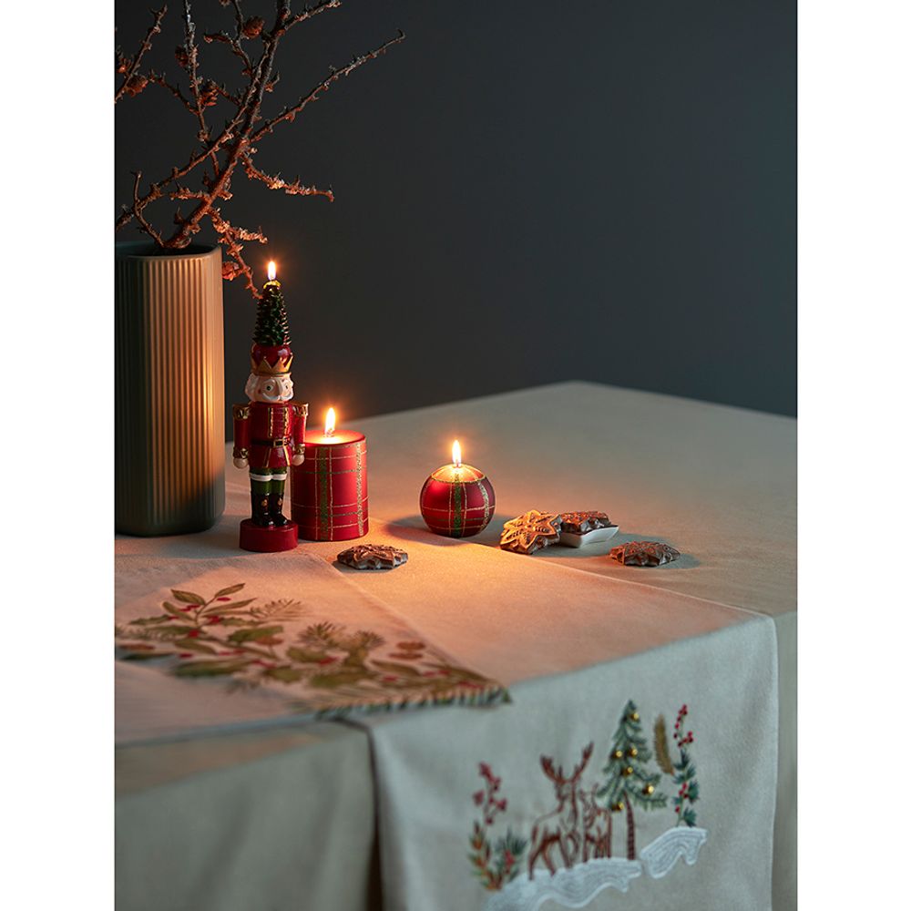 Набор декоративных свечей Festive classics из коллекции New Year Essential, 2 шт.
