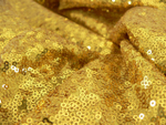 Ткань Пайетки мелкие золотые арт.326386