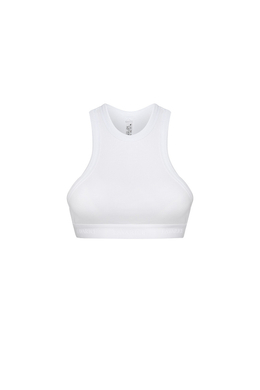 Майка укороченная с резинкой AVRORA Белый