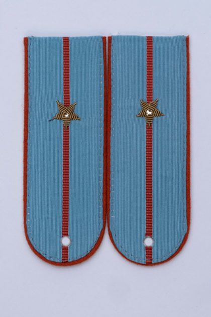 Погоны МЧС Младший лейтенант на голубую рубашку, вышитые