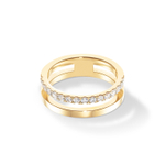 Кольцо Coeur de Lion Crystal-Gold 0136/40-1816 54