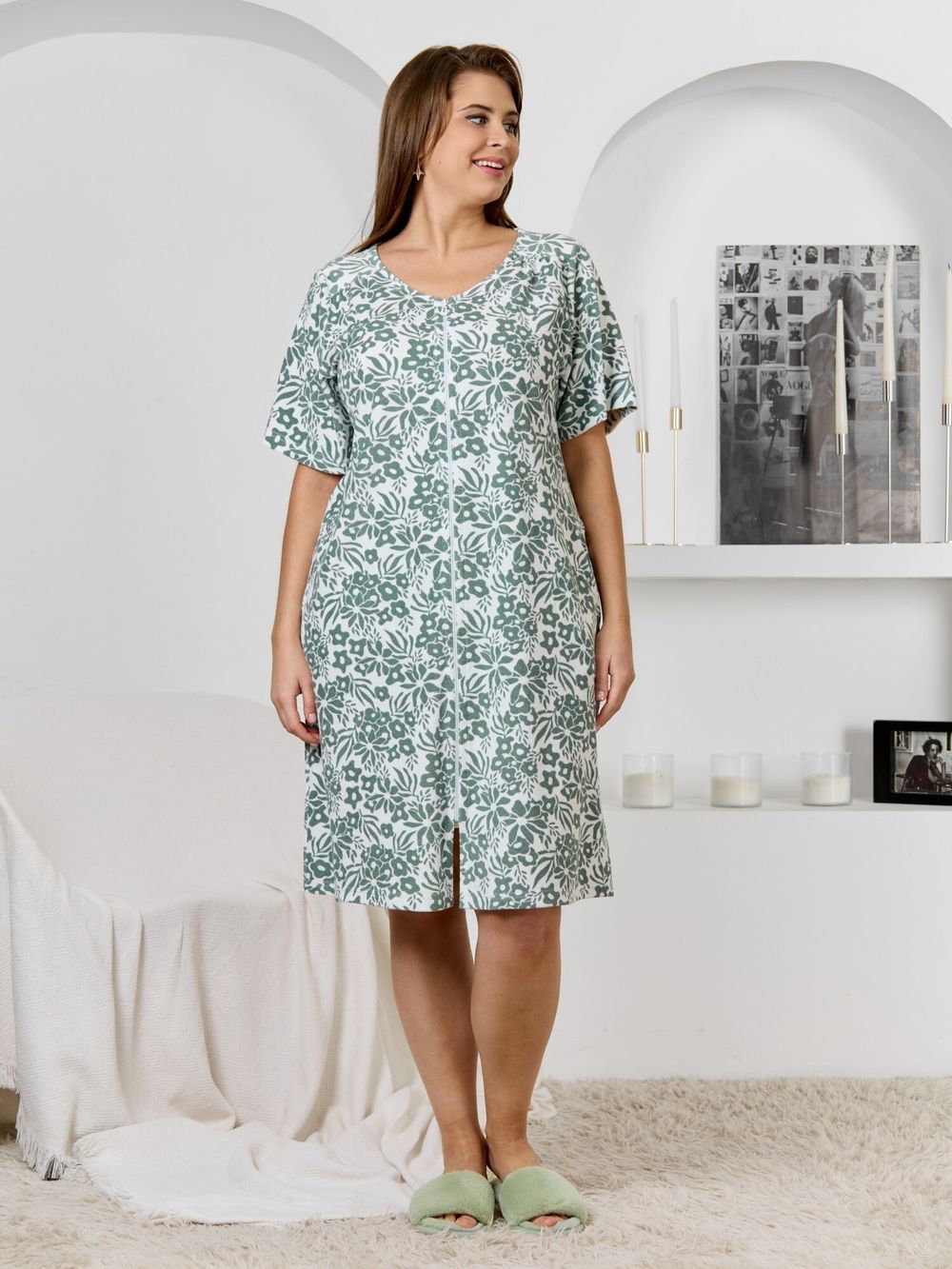 Халат Мира Виотекс ЗЕЛЁНЫЙ