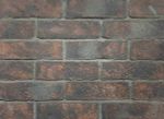 Плитка-спил клинкерного кирпича, NF14, 240x14x71 черно-коричневая - для фасада и внутренней отделки